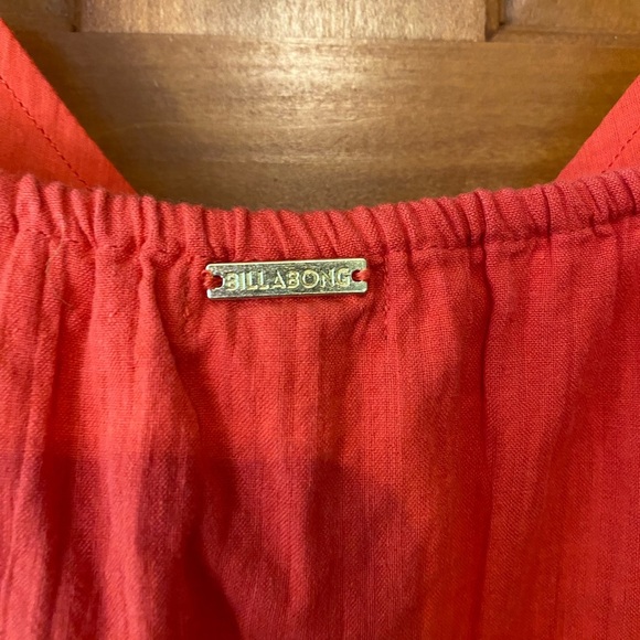 Billabong Juniors Float Away Mini Dress Baby Doll Swing Spaghetti Strap Size S - Picture 6 of 8